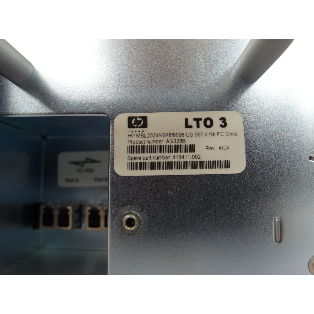 418411-002 HP MSL 2 4 8 GB LTO 3 ULTRIUM 960 FC 4GB